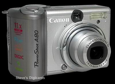 معرفی Canon Powershot A80