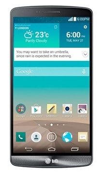 معرفی تلفن همراه G۳ شرکت LG با فوکوس خودکار لیزری