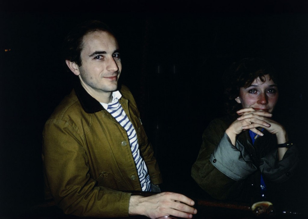 نن گلدین. دیوید و بوچ در حال گریه در تین پَن اَلی، نیویورک‌سیتی، 1981