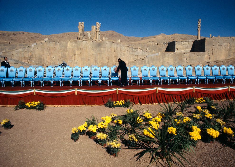 برونو باربی. جشن 2500مین سالگرد پادشاهی ایران، تخت جمشید، 1971