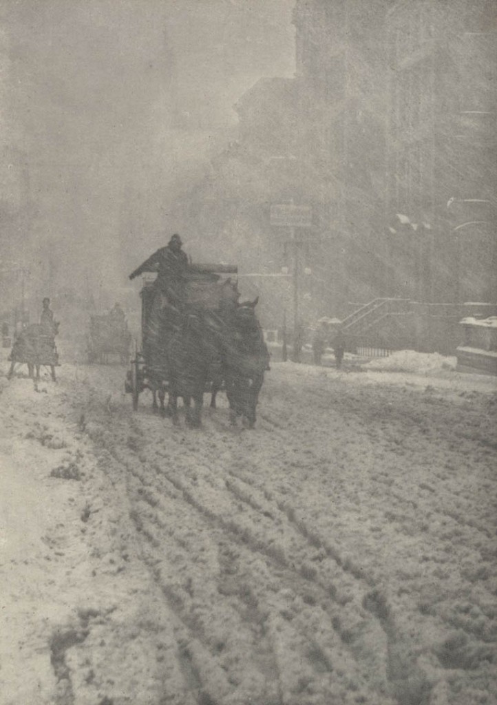 آلفرد استیگلیتس. «زمستان، خیابان پنجم»، 1893