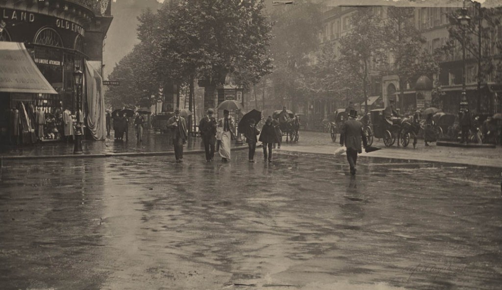 آلفرد استیگلیتس. «یک روز بارانی در بلوار، پاریس»، 1894