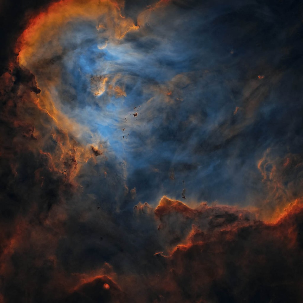 Bogdan Borz. «ابرهای IC 2944»، مقام دوم بخش «ستاره‌ها و سحاب» مسابقه عکاس نجومی سال 2021