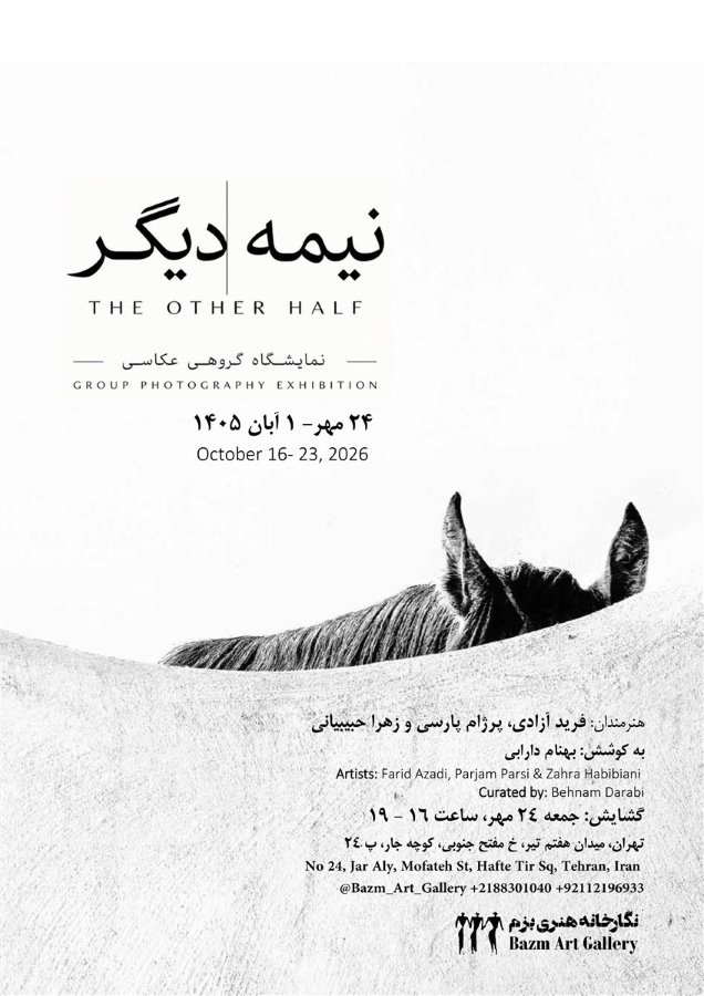 نمایشگاه گروهی عکس «نیمه دیگر» در گالری بزم